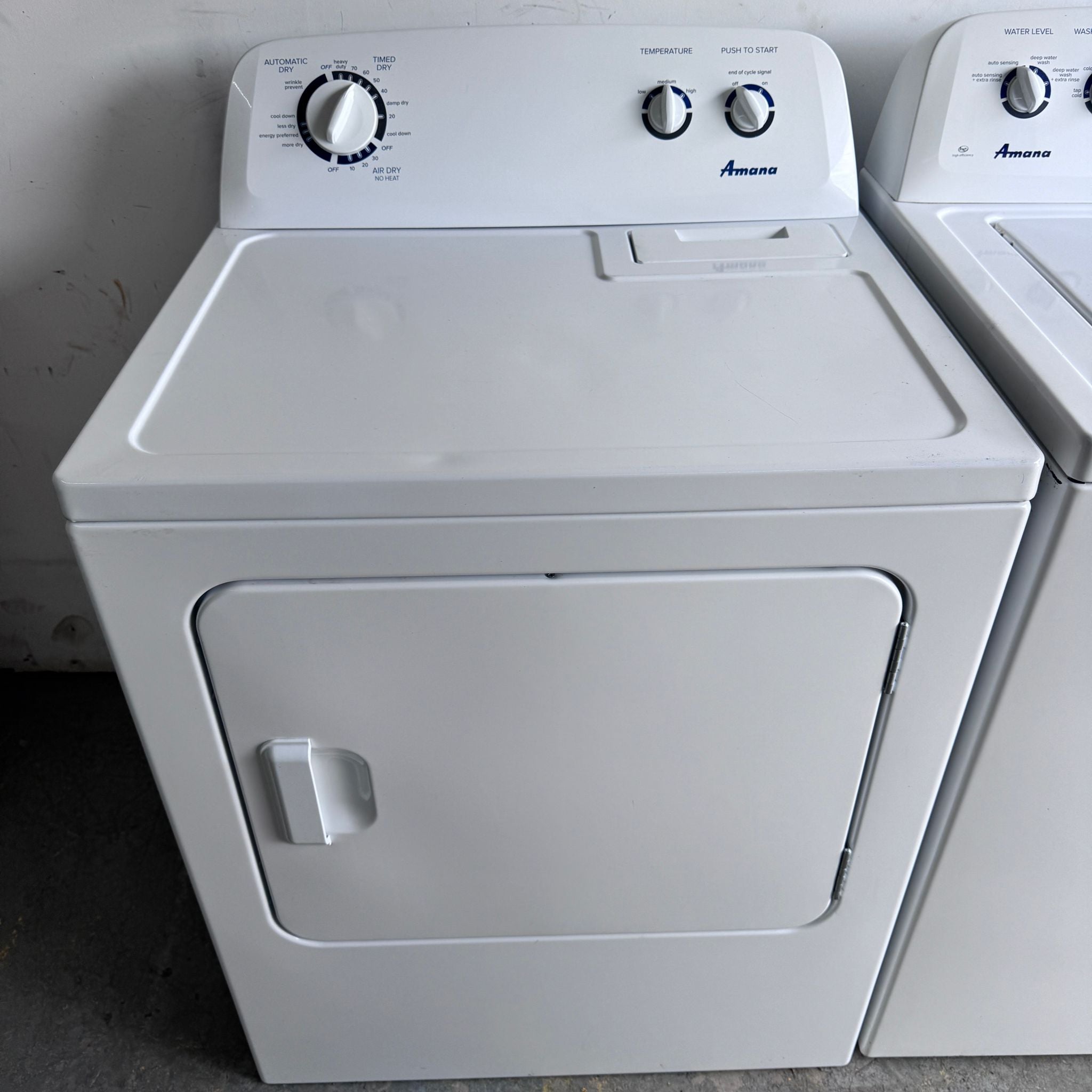 Amana Washer and Dryer Set Amana Washer and Dryer Set